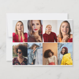 Designa Din Egen 8 Fotos Kollage Anteckningskort