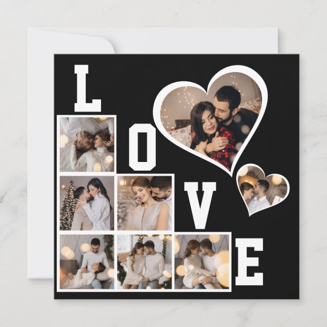 Designa Din Egen 8 Fotos Kollage Kort (Framsida)