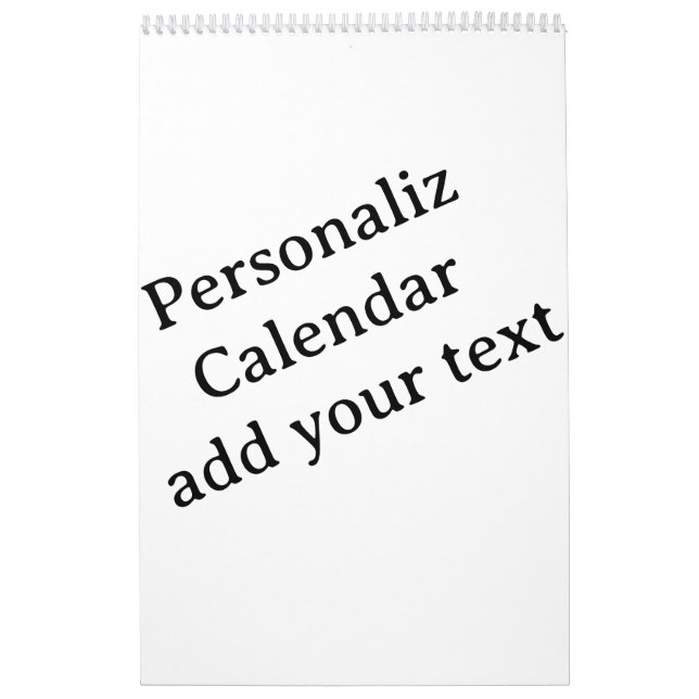 Designa din egen anpassade Medium Kalender (Omslag)