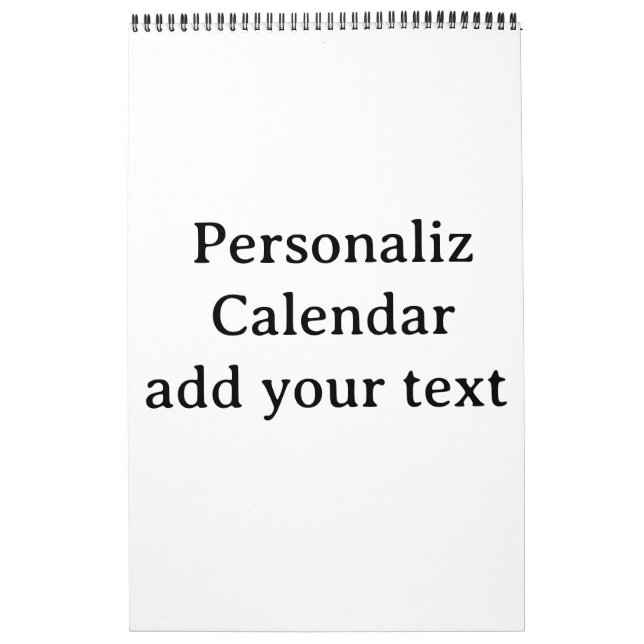 Designa din egen anpassade Medium Kalender (Omslag)