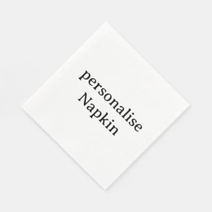 Designa din egen anpassade pappersservett