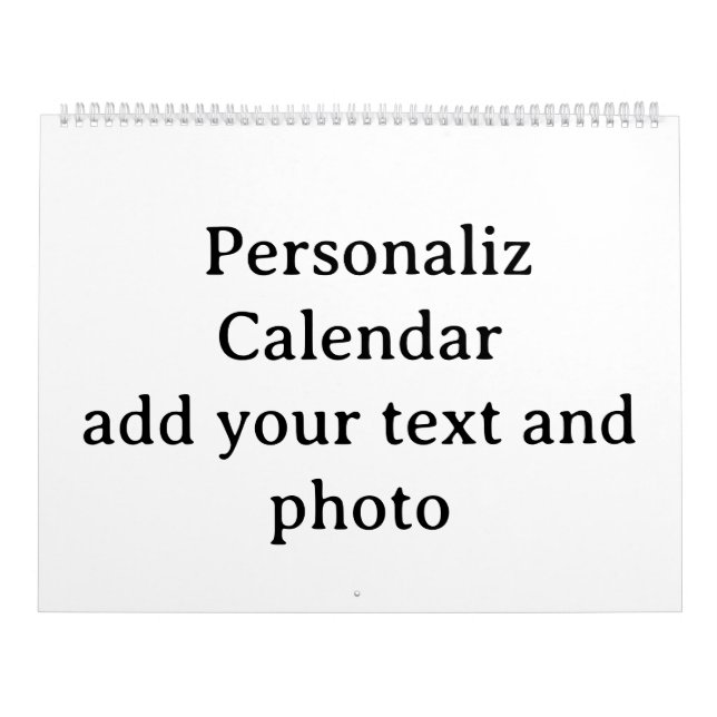 Designa din egen anpassade stora kalender (Omslag)