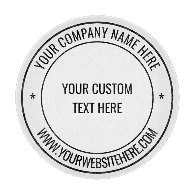 Designa din egen anpassade textfärg skärbräda (Framsidan)