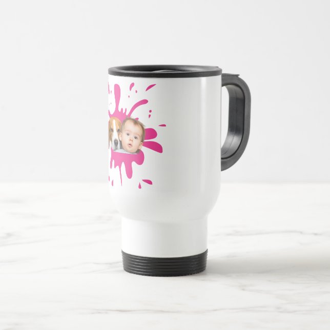Designa din egen baby-fotomugg resemugg (Framsida höger)