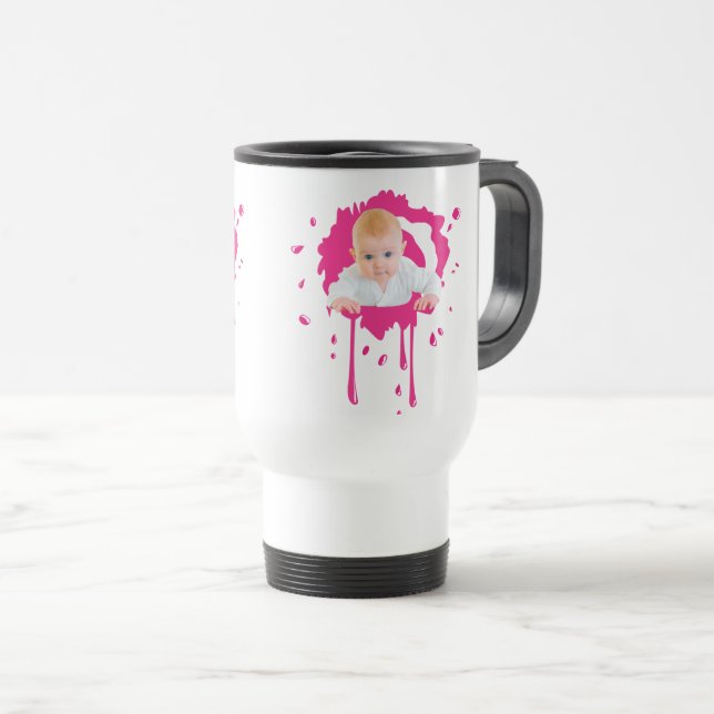 Designa din egen baby-fotomugg resemugg (Framsida höger)