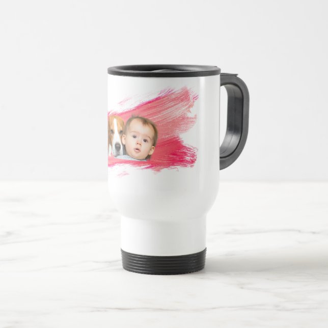 Designa din egen baby-fotomugg resemugg (Framsida höger)