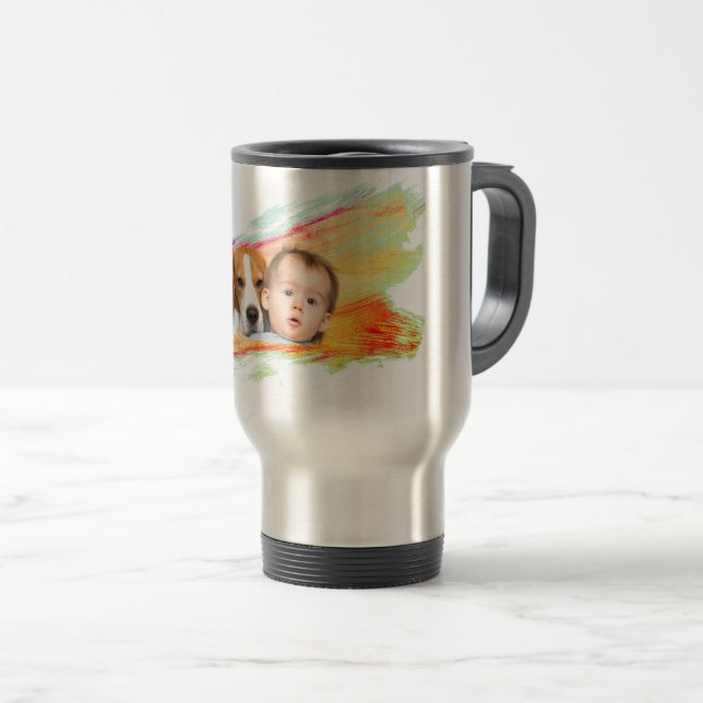 Designa din egen baby-fotomugg resemugg (Framsida höger)