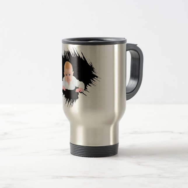 Designa din egen baby-fotomugg resemugg (Framsida höger)