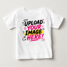 Designa din egen baby-t-shirt | Ladda upp din bild