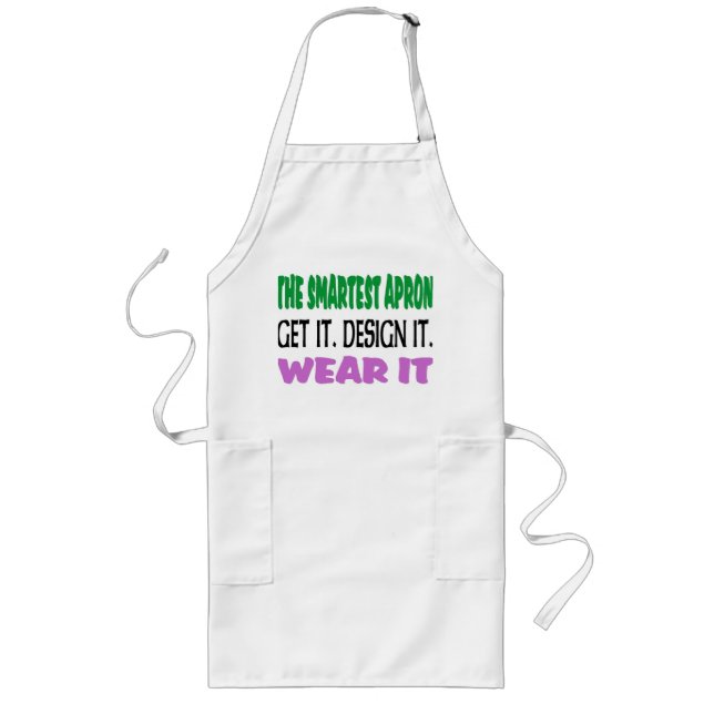 Designa din egen BBQ-apron Långt Förkläde (Framsidan)