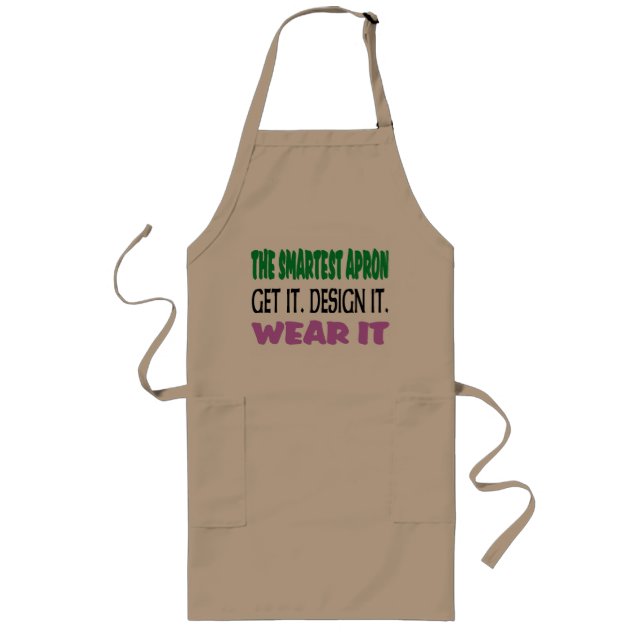 Designa din egen BBQ-apron Långt Förkläde (Framsidan)