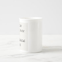 Designa din egen benporslinsmugg