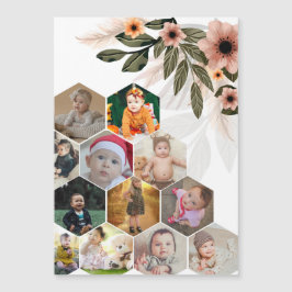 Designa din egen blomster 12-bildskollage