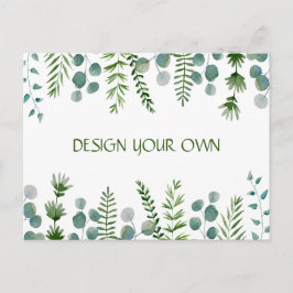 Designa din egen blomsterinbjudningskort inbjudan vykort