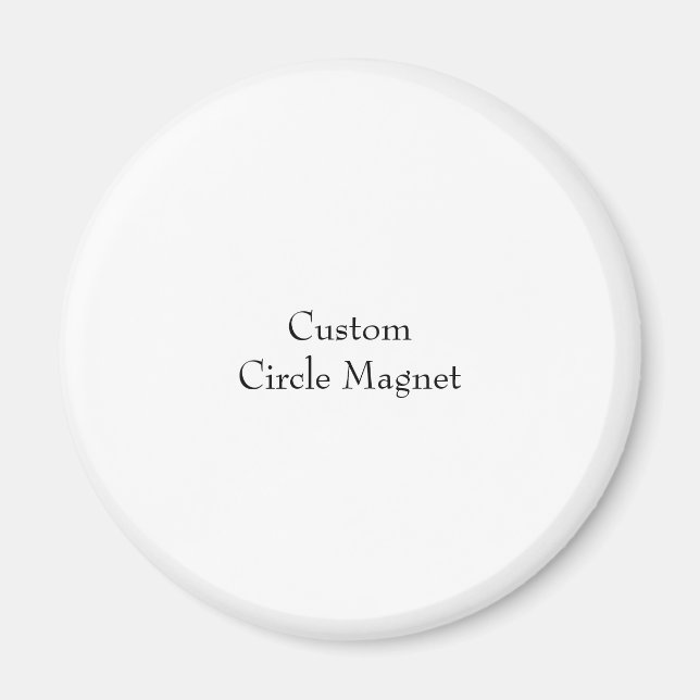 Designa Din Egen Cirkel Magnet (Framsidan)
