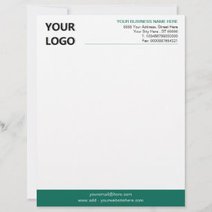 Designa din egen logotypbrevhuvud exempel brevhuvud