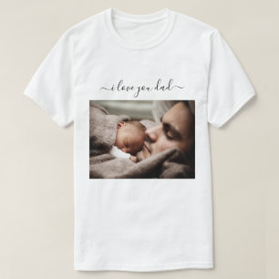Designa Din Egen Pappa Foto T-Shirt - Jag Älskar D