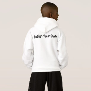 Designa din egen pojktröja med hood t shirt