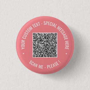 Designa Din Egen QR-kod Knapp Present Anpassad Tex