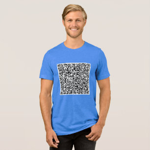 Designa Din Egen Skanna Info Rolig QR-kod T Shirt