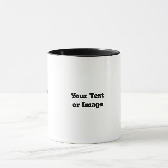 Designa din fotomugg - Anpassad text fotopresent Mugg (Center)