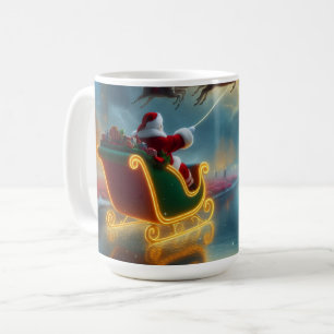 Designa din personliga anpassade jul kaffemugg