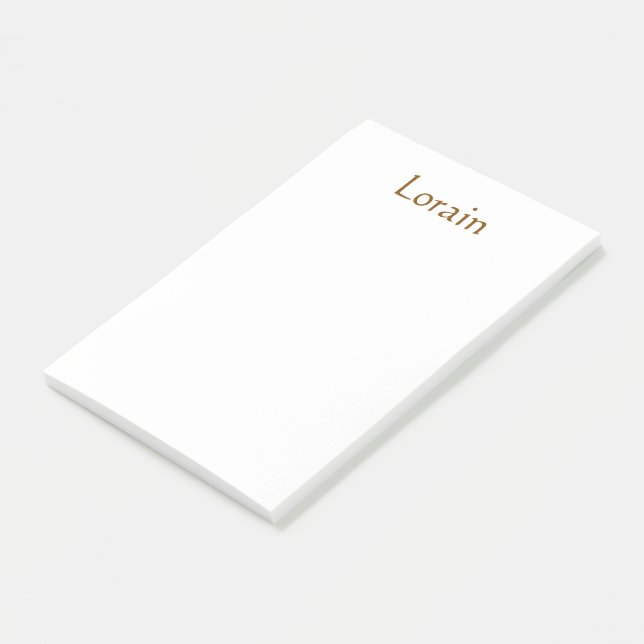 Designa dina egna 4" x 6" Post-it® Notes Post-it Block (Vinklad)