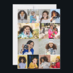 Designa Ditt Eget 12 Fotos Kollage Julkort<br><div class="desc">Anpassa din egen personliga fotografering. Du kan skapa denna anpassade produkt för speciella tillfällen som bröllop,  födelsedagar,  jul,  helgdagar,  minnesstunder,  examen,  årsdagar och mer. Det kan också ges som en present till din bästa vän,  nära vän,  familj och släktingar.</div>