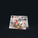 Designa Ditt Eget 21 Fotosammanställning Helgkort<br><div class="desc">Anpassa din egen personliga fotografering. Du kan göra denna anpassade produkten för speciella tillfällen som bröllop,  födelsedagar,  jul,  högtider,  minnesstunder,  examen,  årsdagar och mer. Det kan också ges som en present till din bästa vän,  nära vän,  familj och släktingar.</div>