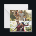Designa Ditt Eget 2 Foto Collage Anteckningskort<br><div class="desc">Anpassa din egen personliga fotografering. Du kan göra denna anpassade produkt för speciella tillfällen som bröllop,  födelsedagar,  jul,  helgdagar,  minnesstunder,  examen,  årsdagar och mer. Det kan också ges som en present till din bästa vän,  nära vän,  familj och släktingar.</div>