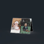 Designa Ditt Eget 2 Foto Collage Helgkort<br><div class="desc">Anpassa din fotografering. Du kan göra denna anpassade produkt för speciella tillfällen som bröllop,  födelsedagar,  jul,  helgdagar,  minnesstunder,  examen,  årsdagar och mer. Det kan också ges som en gåva till din bästa vän,  nära vän,  familj och släktingar.</div>