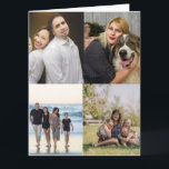 Designa Ditt Eget 4 Familjefoto Collage  Kort<br><div class="desc">Designa Ditt Eget 4 Familjefoto Collage Kort</div>