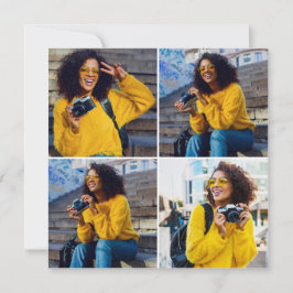 Designa Ditt Eget 4 Fotos Kollage Julkort