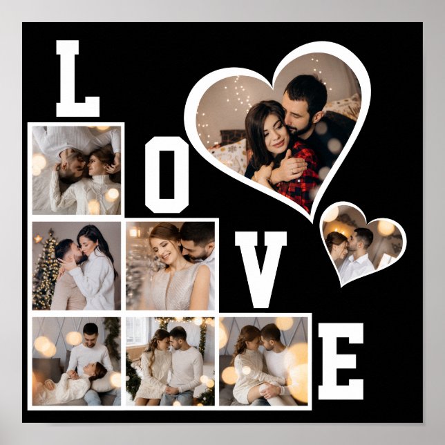 Designa Ditt Eget 8-Foto Collage Poster (Framsidan)