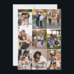 Designa Ditt Eget 9 Fotos Kollage Julkort<br><div class="desc">Anpassa din egen personliga fotografering. Du kan göra denna anpassade produkten för speciella tillfällen som bröllop,  födelsedagar,  jul,  högtider,  minnesstunder,  examen,  årsdagar och mer. Det kan också ges som en present till din bästa vän,  nära vän,  familj och släktingar.</div>