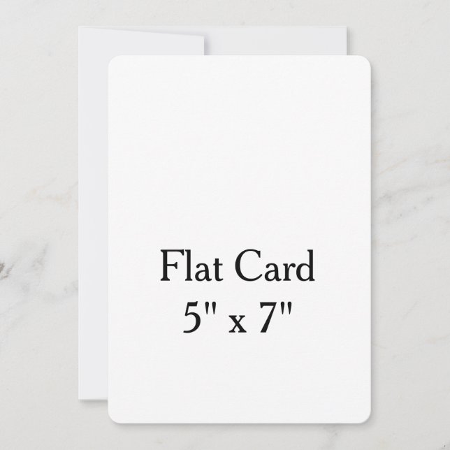 Designa ditt eget anpassade 5" x 7" rundat platt k (Framsida)