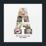 Designa Ditt Eget Bokstav A Foto Collage<br><div class="desc">Denna monogramfoto collage är en personlig design som kombinerar ett djärvt monogram (initialer eller en bokstav) med en samling fotografier som är konstnärligt arrangerade inom eller runt det. Det är ett stilfullt sätt att visa minnen samtidigt som det lägger till en unik,  elegant touch till dekoration eller presenter.</div>
