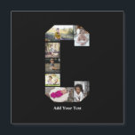 Designa Ditt Eget Bokstav C Foto Collage<br><div class="desc">Denna monogramfoto collage är en personlig design som kombinerar ett djärvt monogram (initialer eller en bokstav) med en samling fotografier som arrangeras konstnärligt inom eller runt det. Det är ett stilfullt sätt att visa minnen samtidigt som det lägger till en unik,  elegant touch till dekoration eller presenter.</div>
