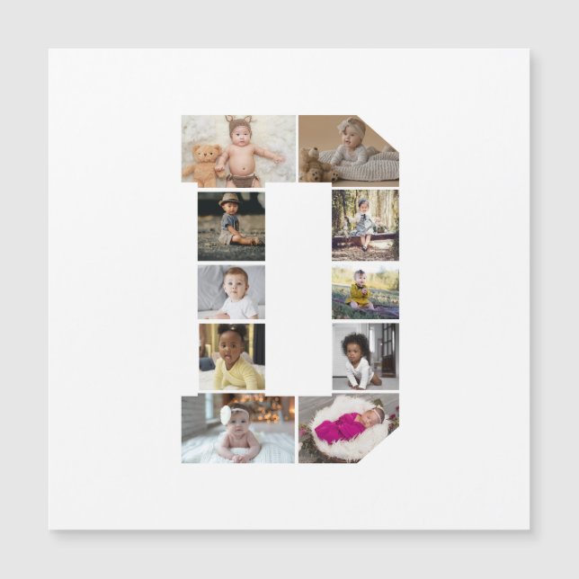 Designa Ditt Eget Bokstavs D Fotocollage (Framsida)