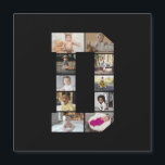 Designa Ditt Eget Bokstavs D Fotocollage<br><div class="desc">Denna monogram-fotocollage är en personlig design som kombinerar ett djärvt monogram (initialer eller en bokstav) med en samling foton som är konstnärligt arrangerade inom eller runt det. Det är ett stilrent sätt att visa minnen samtidigt som det lägger till en unik,  elegant touch till dekoration eller presenter.</div>