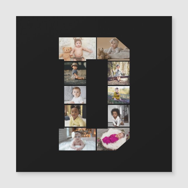 Designa Ditt Eget Bokstavs D Fotocollage (Framsida)