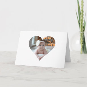 Designa Ditt Eget Enkelt Hjärtformat Foto Kort