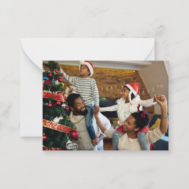 Designa Ditt Eget Enstaka Foto Anteckningskort (Framsida)