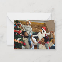 Designa Ditt Eget Enstaka Foto Anteckningskort