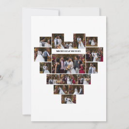 Designa Ditt Eget Kolla med Fotoklipp i Hjärtform Julkort