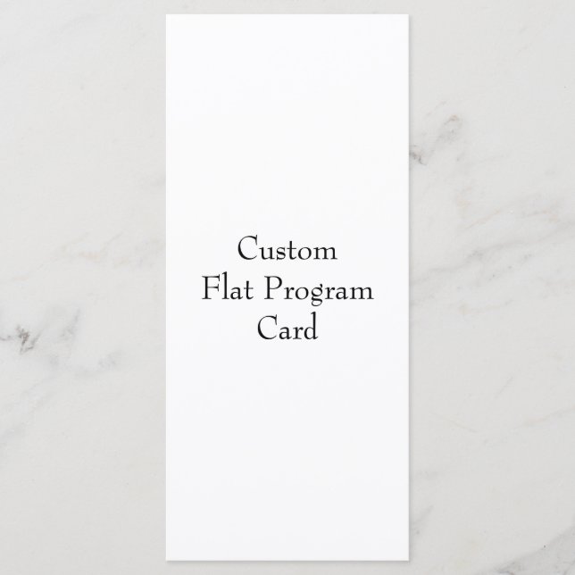 Designa ditt eget platta programkort program (Framsida)