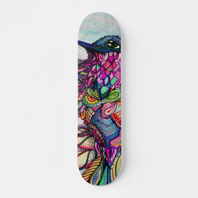 Designa Ditt Eget Skateboard Fantasi Fågel i Flykt (Framsida)