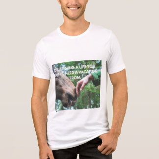 Designa ett liv Equestrian Hästälskare Motivation T Shirt
