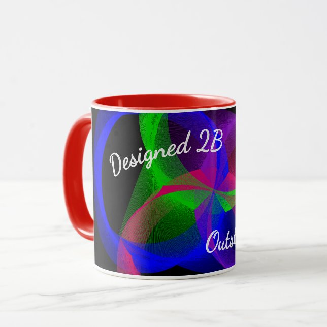 Designad 2B Utestående kaffe Mugg (Framsida vänster)