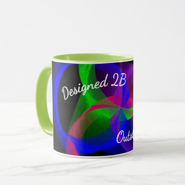 Designad 2B Utestående kaffe Mugg (Framsida vänster)